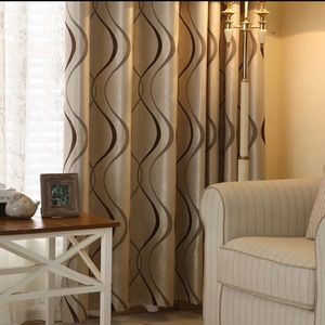 - 2 PC's Curtains for one price